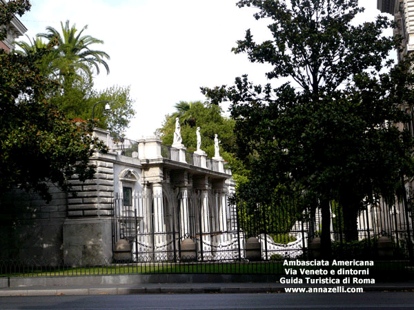ambasciata americana via veneto e dintorni roma