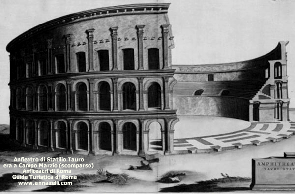 anfiteatro di statilio tauro anfiteatri di roma
