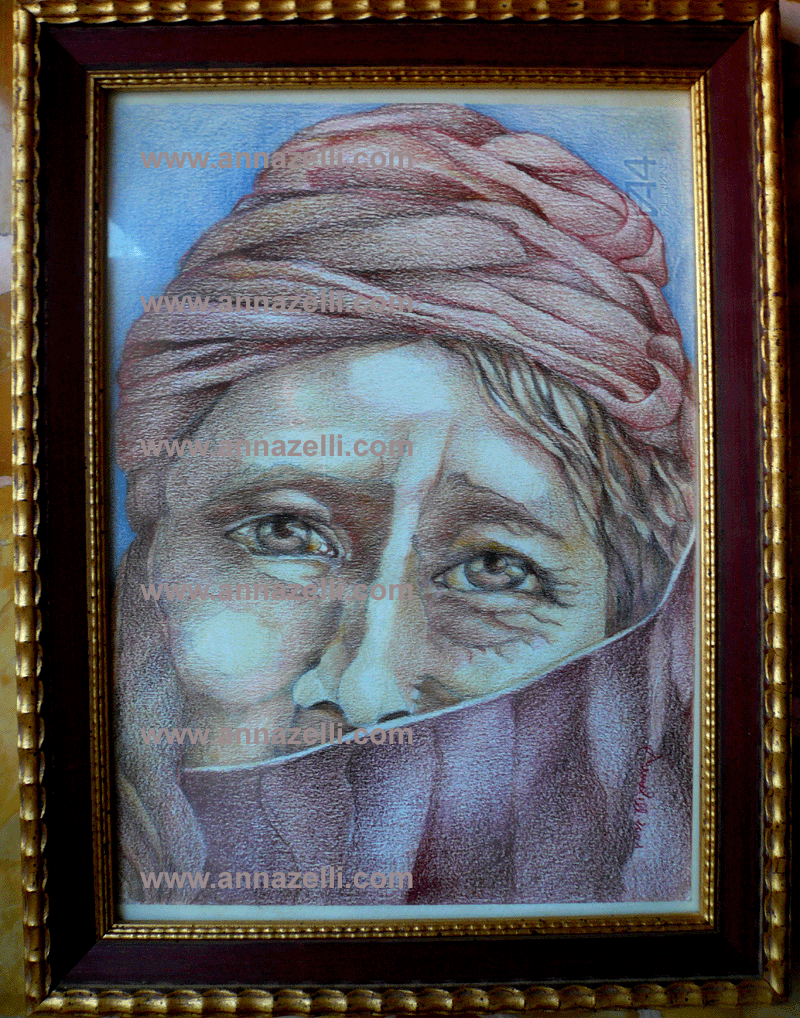 arabo quadro anna zelli