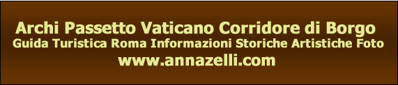 archi passetto vaticano corridore di borgo roma