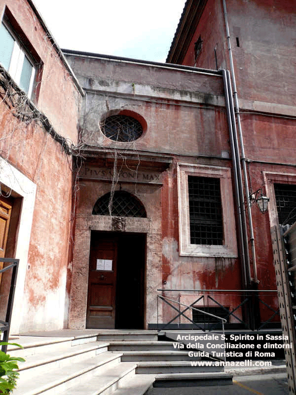 arcispedale santo spirito in saxia via della conciliazione e dintorni roma