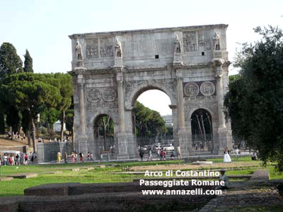 arco di costantino passeggiate romane
