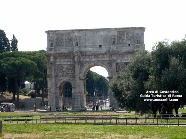 arco di costantino piazza del colosseo roma