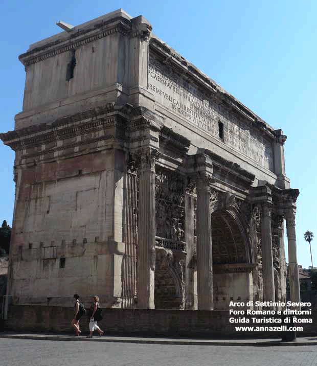 arco di settimio severo foro romano e dintorni roma