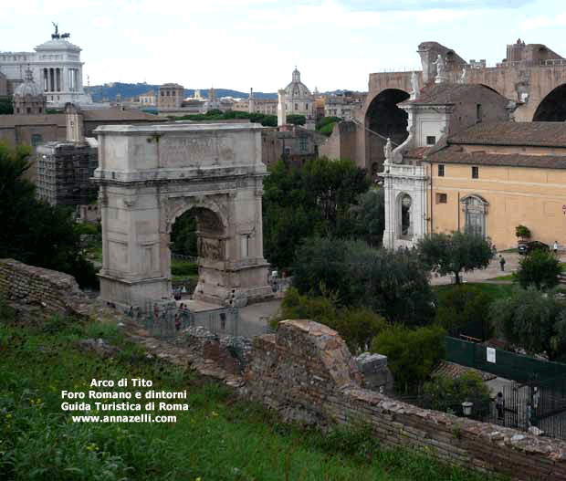 arco di tito foro romano e dintorni roma