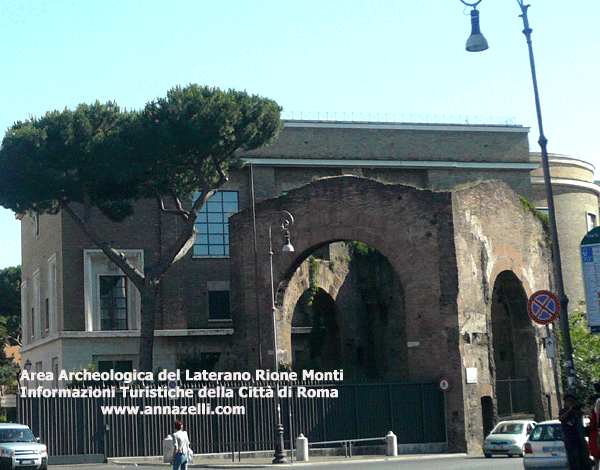 area archeologica del laterano, rione monti, roma