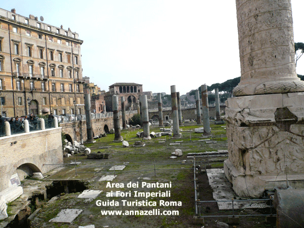 area dei pantani ai fori imperiali roma