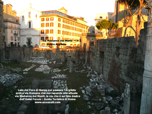 argileto argiletum antica via romana che oggi corrisponde a via della madonna dei monti roma