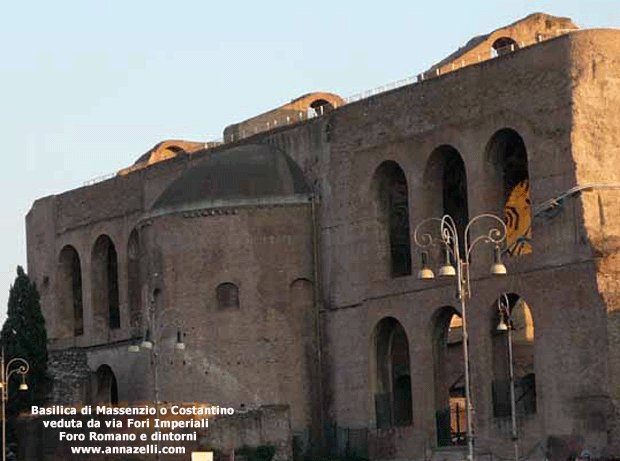 basilica di massenzio o costantino foro romano e dintorni roma