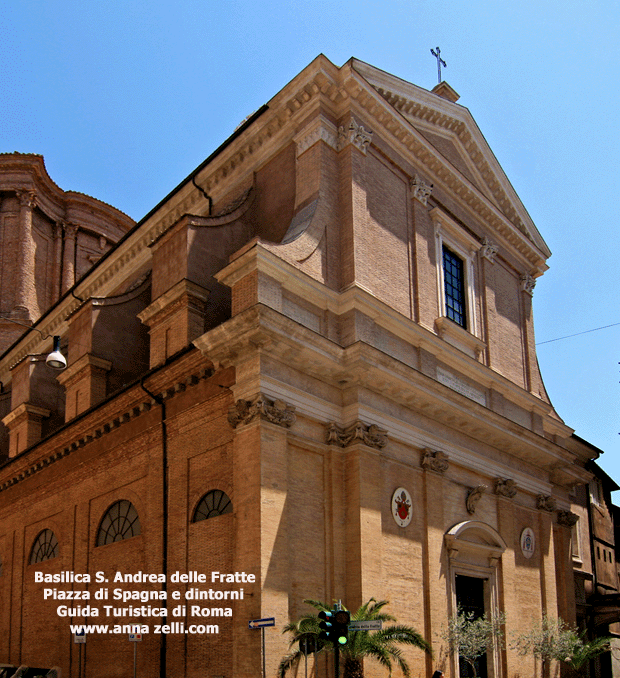 basilica sant'andrea delle fratte piazza di spagna e dintorni roma