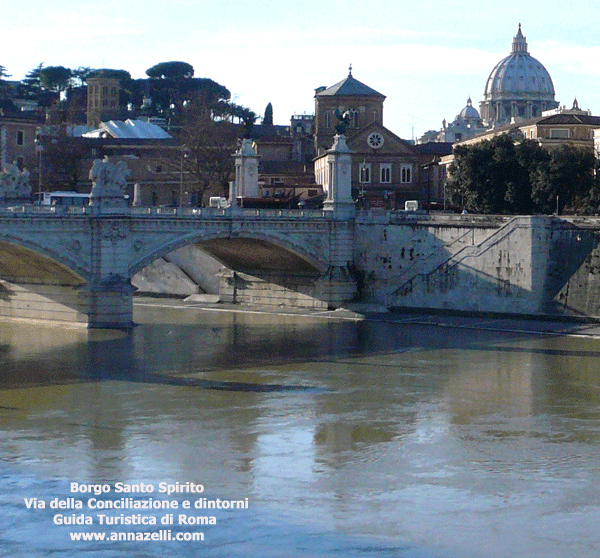 borgo santo spirito via della conciliazione e dintorni roma