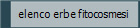 elenco erbe fitocosmesi