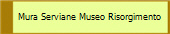 Mura Serviane Museo Risorgimento