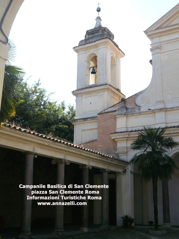 campanile basilica di san clemente, roma