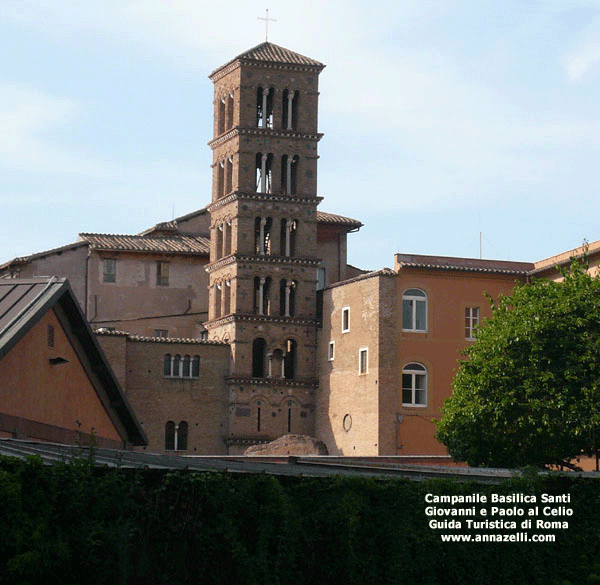 campanile basilica santi giovanni e paolo al celio caracalla e dintorni (roma)