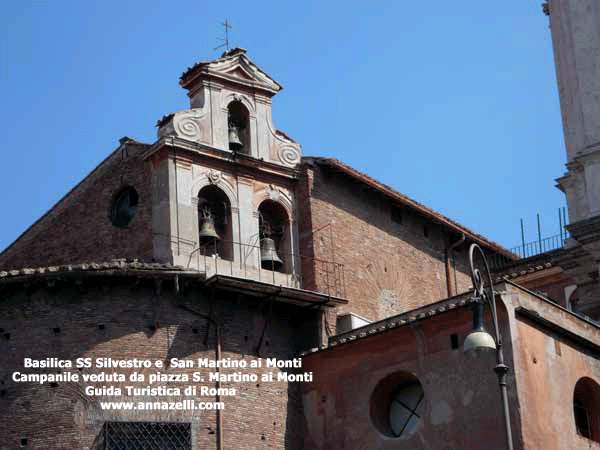 campanile chiesa san martino ai monti, roma