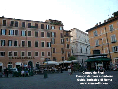 campo de fiori e dintorni a roma