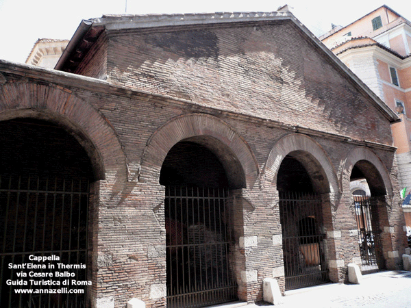 cappella di sant'elena in thermis costantini via cesare balbo roma