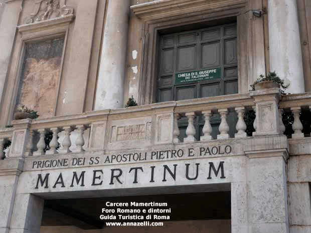 carcere mamertinum foro romano e dintorni roma