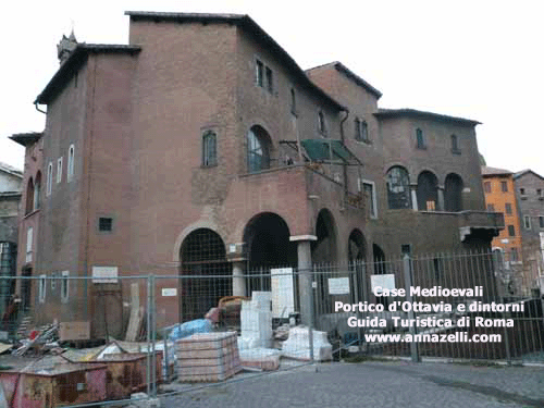 case medioevali largo 16 ottobre 1943 zona portico d'ottavia roma