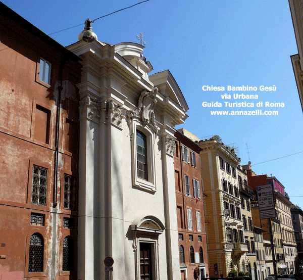 chiesa bambino gesù, via urbana, roma
