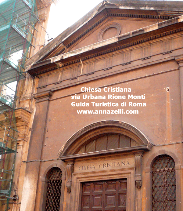 chiesa cristiana via urbana roma