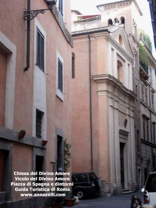 chiesa del divino amore vicolo del divino amore piazza di spagna e dintorni roma