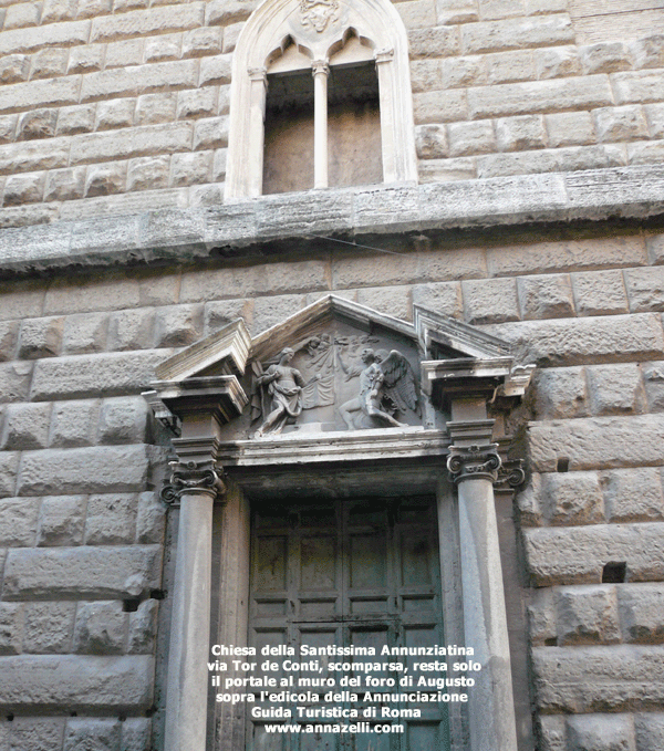 chiesa della santissima annunziatina via tor de conti roma