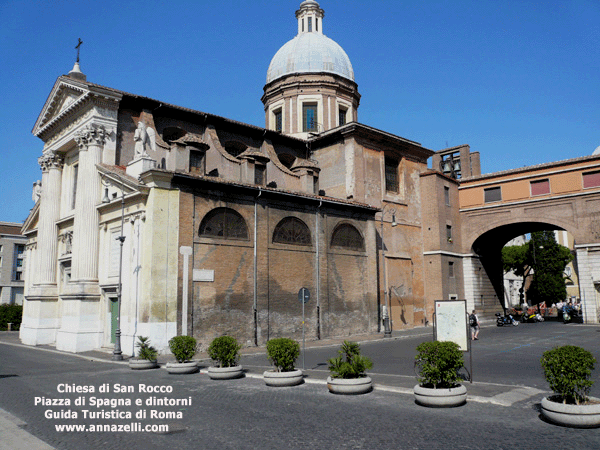 chiesa di san rocco piazza di spagna e dintorni roma