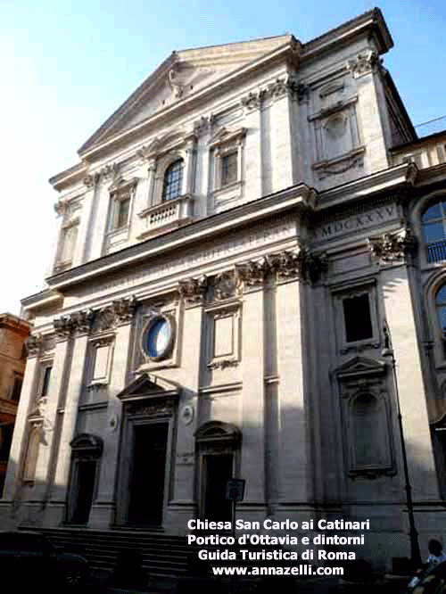 chiesa san carlo ai catinari roma zona portico d'ottavia