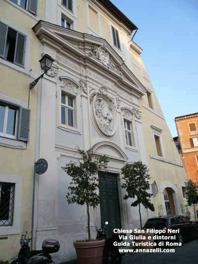 chiesa san filippo neri via giulia e dintorni roma