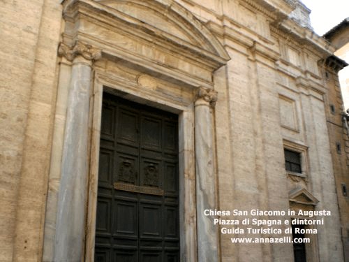 chiesa san giacomo in augusta degli incurabili piazza di spagna e dintorni roma