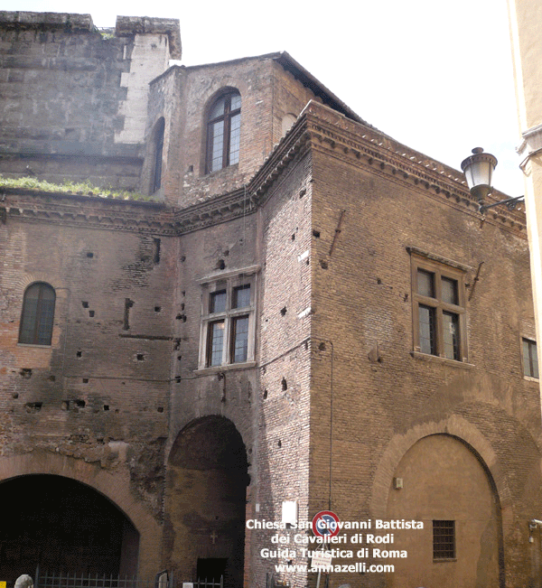 chiesa san giovanni battista dei cavalieri di rodi roma