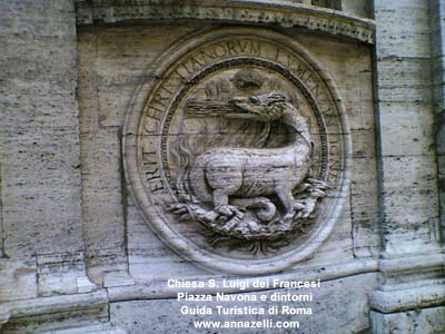 chiesa san luigi dei francesi piazza navona e dintorni roma