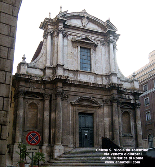 chiesa san nicola da tolentino via veneto e dintorni roma