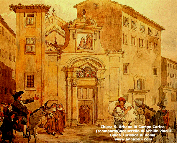 chiesa di sant'urbano a campo carleo scomparsa roma