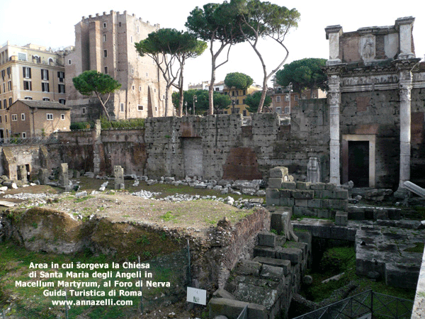 chiesa santa maria in macellum martyrum al foro di nerva scomparsa roma