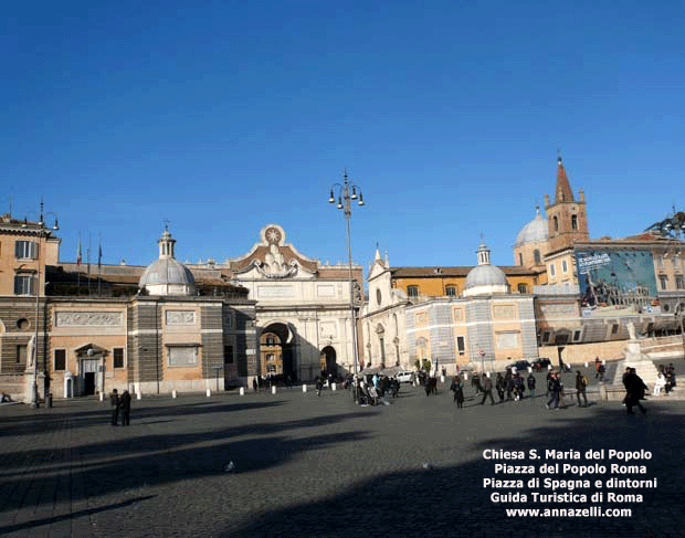 chiesa santa maria del popolo piazza di spagna e dintorni roma
