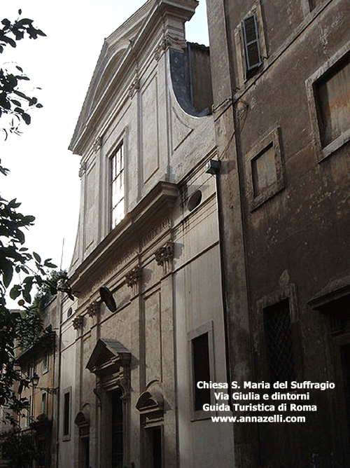 chiesa santa maria del suffragio via giulia e dintorni roma