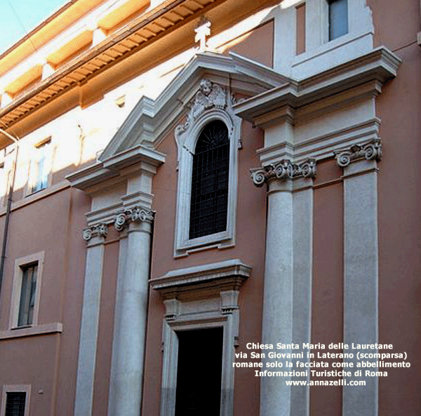 chiesa santa maria delle lauretane roma (scomparsa)