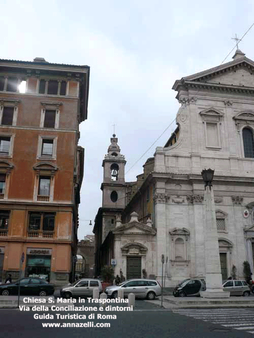 chiesa santa maria in traspontina via della conciliazione e dintorni roma