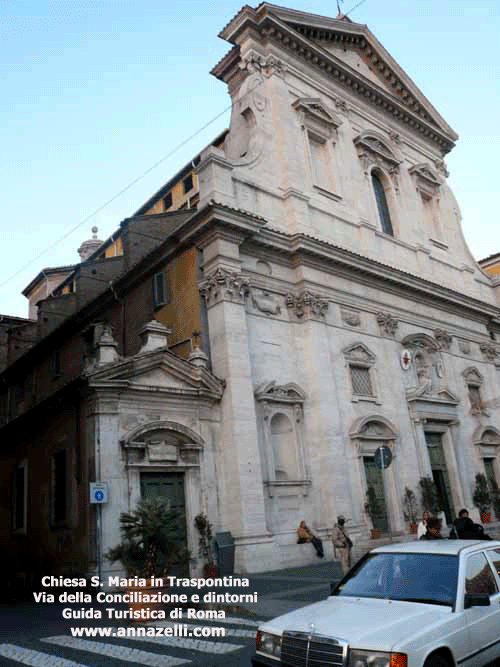 chiesa santa maria in traspontina via della conciliazione e dintorni roma