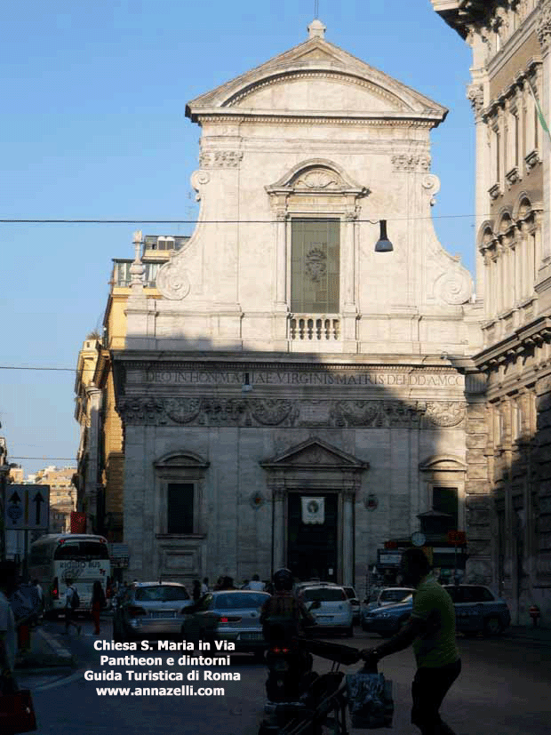 chiesa santa maria in via oantheon e dintorni roma