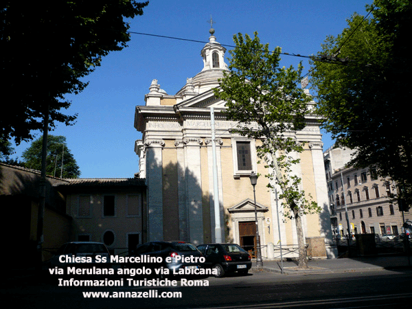 chiesa ss marcellino e pietro, roma
