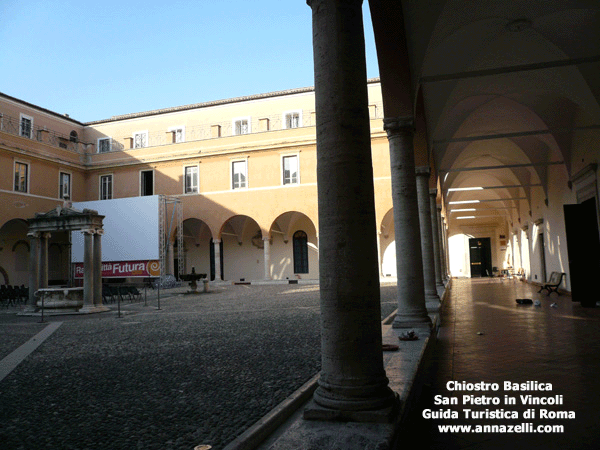 chiostro basilica san pietro in vincoli
