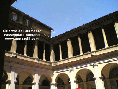 chiostro del bramante passeggiate romane