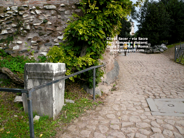 clivus sacer via sacra foro romano e dintorni roma