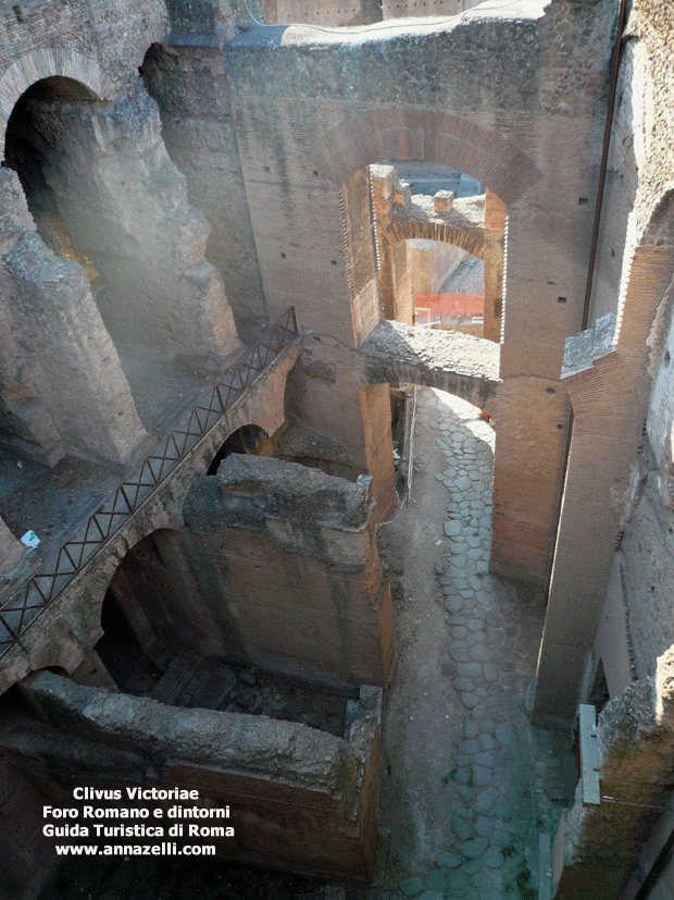 clivus victoriae foro romano e dintorni roma