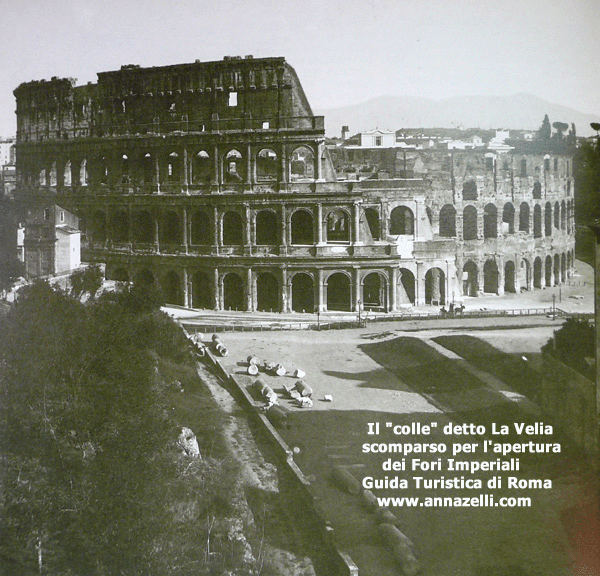 Colle Velia, la Velia, scomparso, Roma