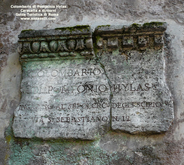 colombario di pomponio hylas villa degli scipioni caracalla e dintorni (roma)